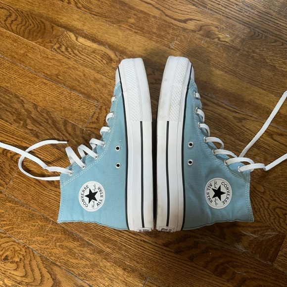 Blue Converse Platforms - Picture 7 of 8